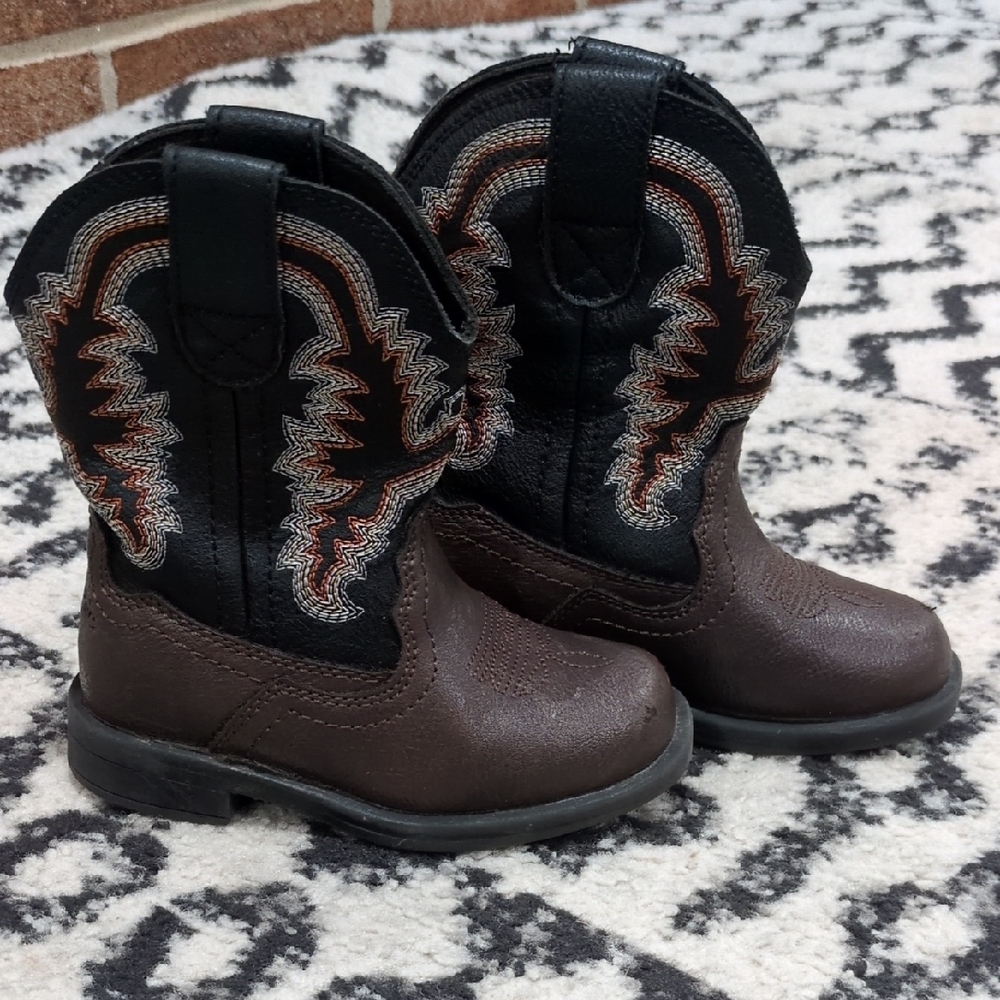 Dream Pairs Kids' Black and Brown Boots